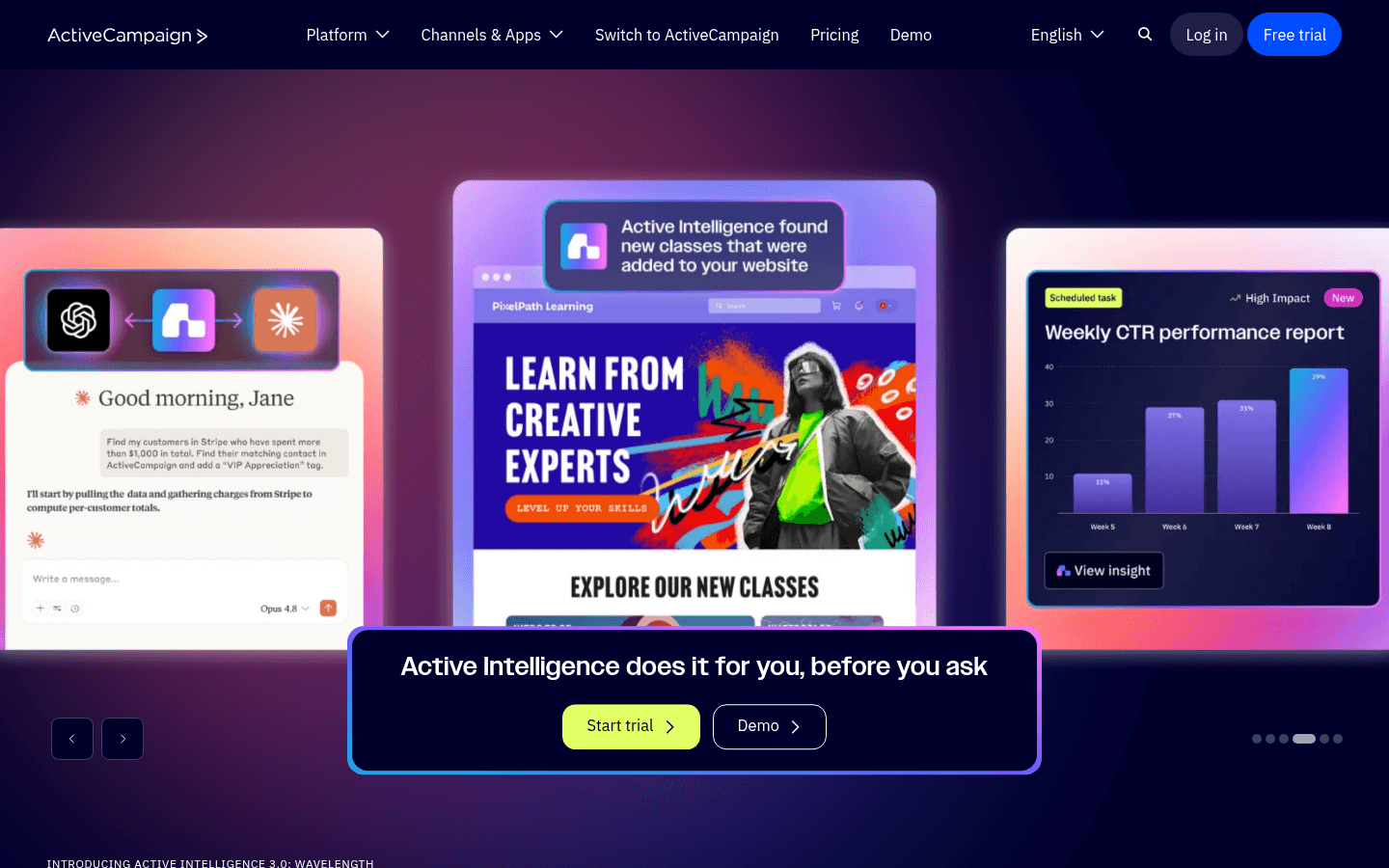 ActiveCampaign screenshot