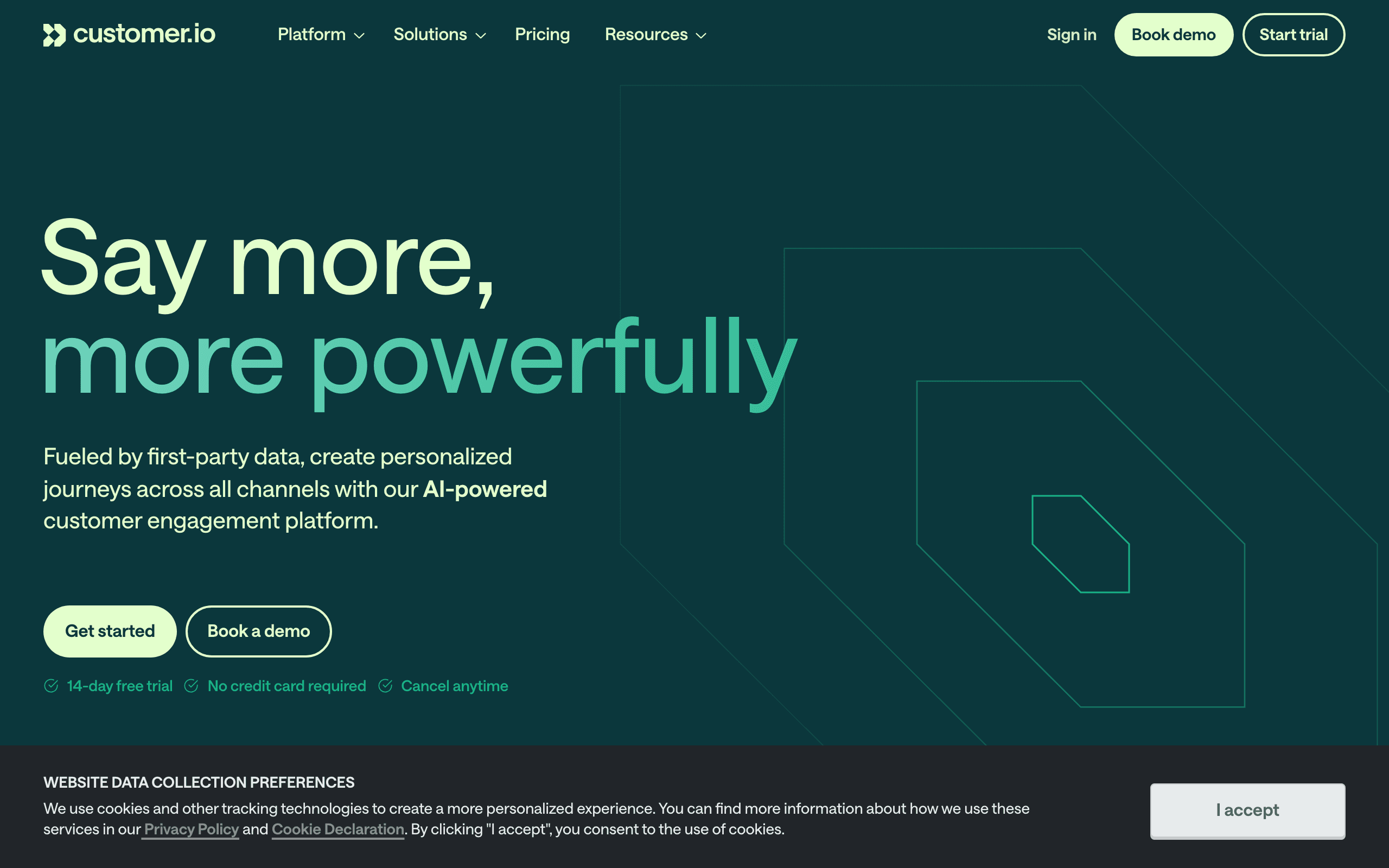 Customer.io screenshot