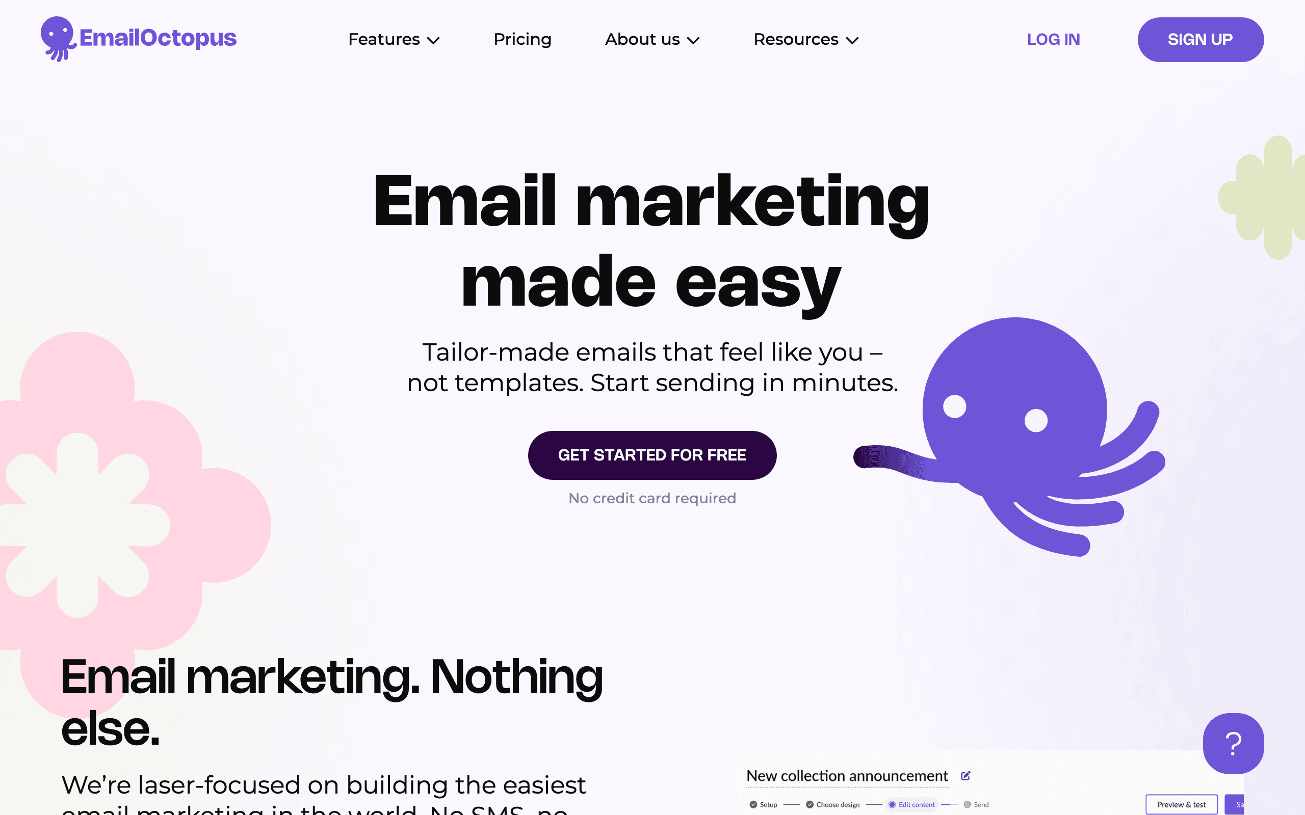 EmailOctopus screenshot