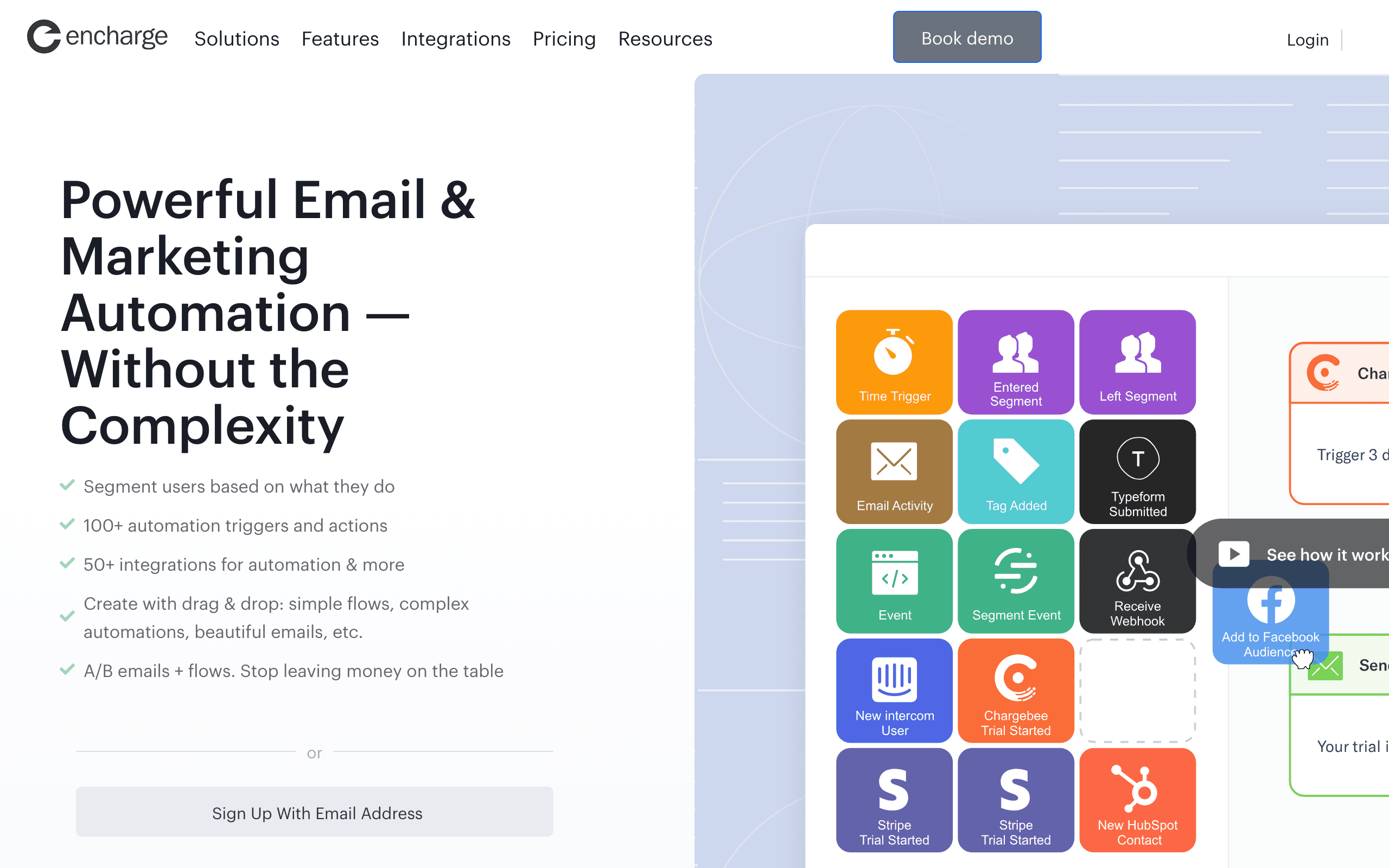 Encharge screenshot