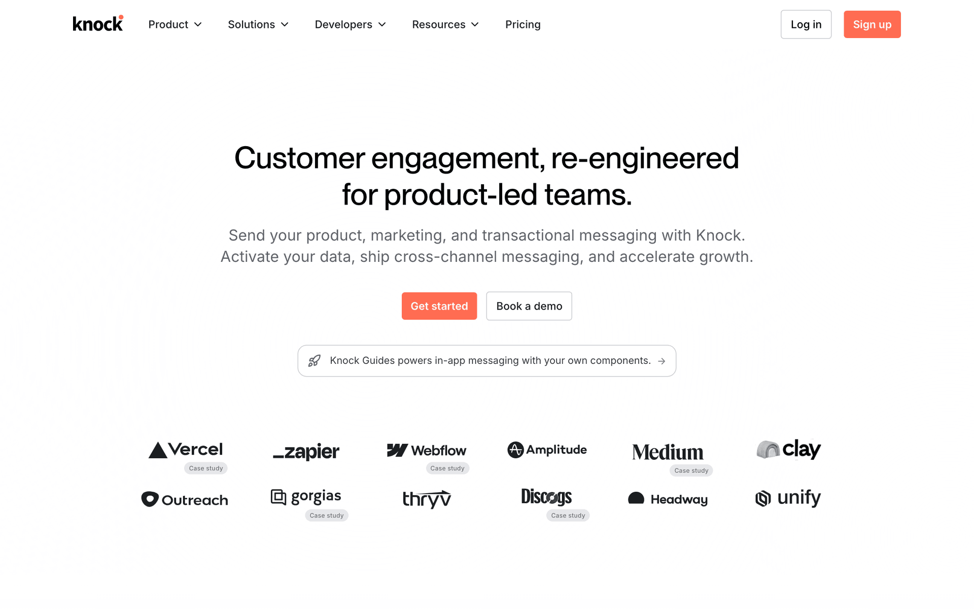 Knock dashboard screenshot