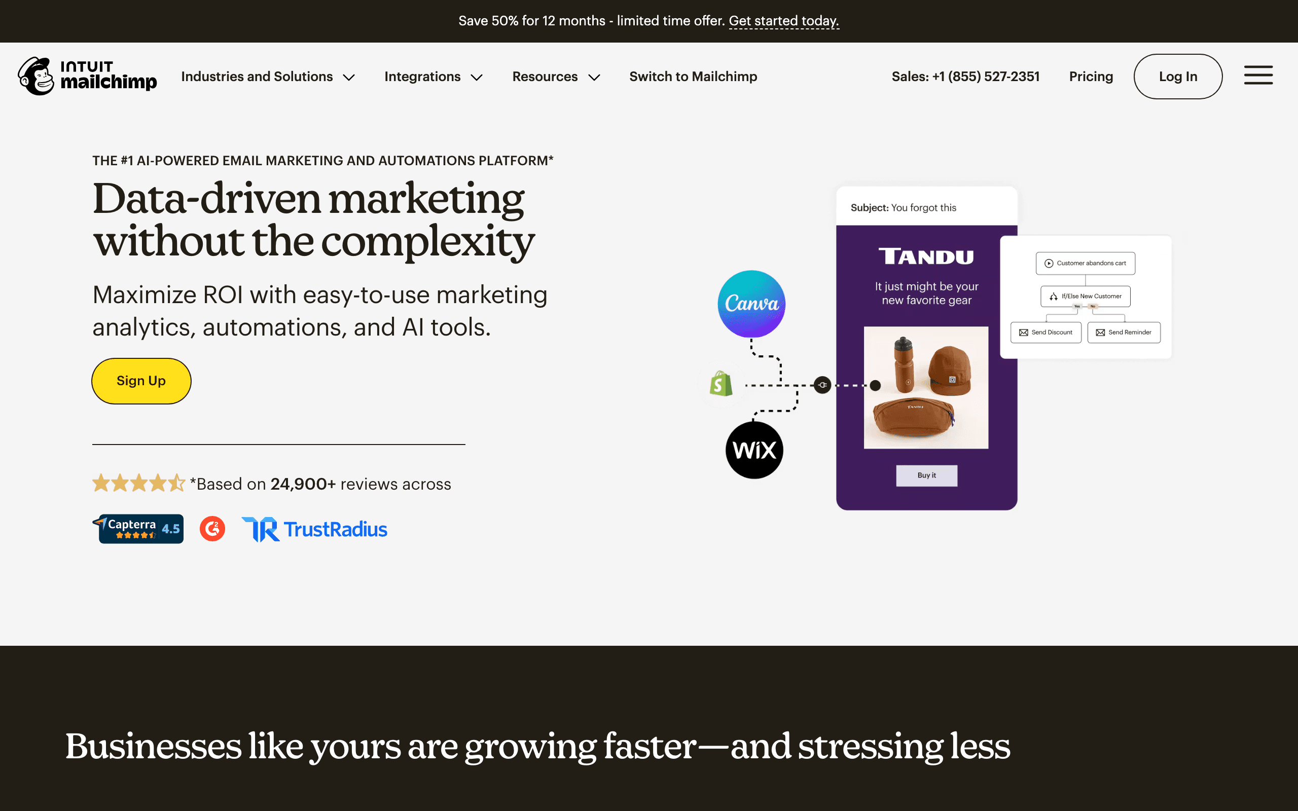Mailchimp screenshot