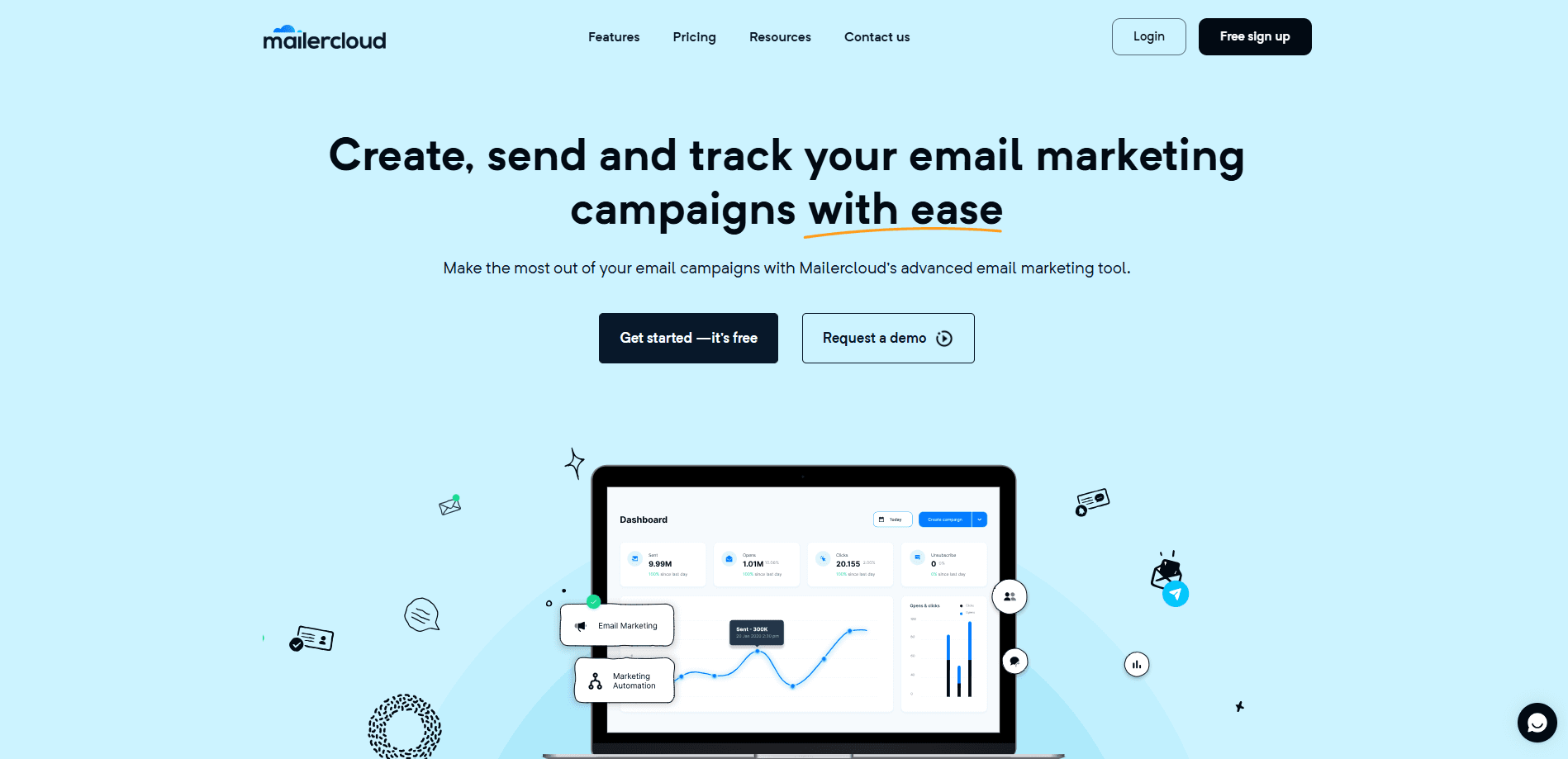 Mailercloud screenshot