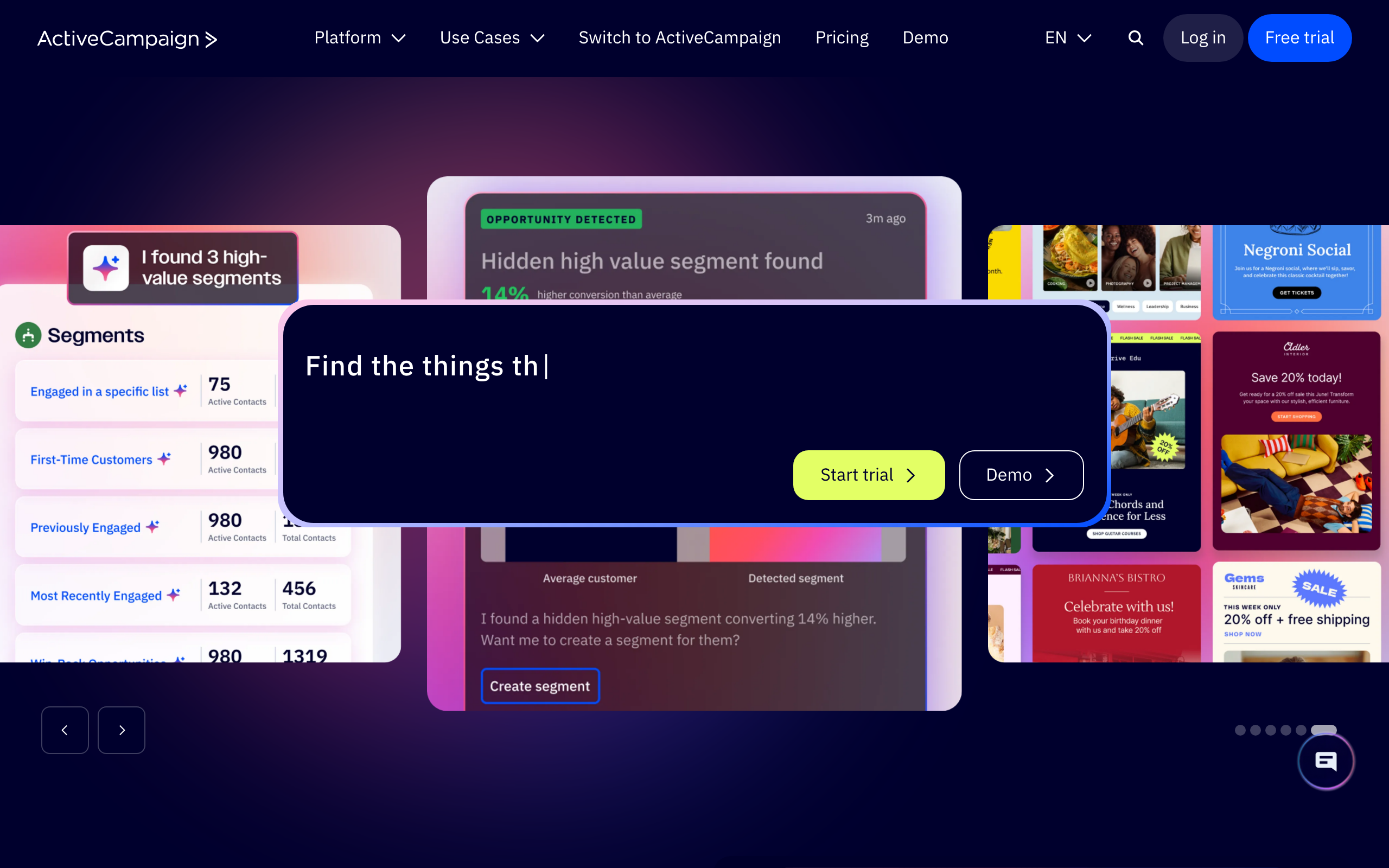 ActiveCampaign screenshot