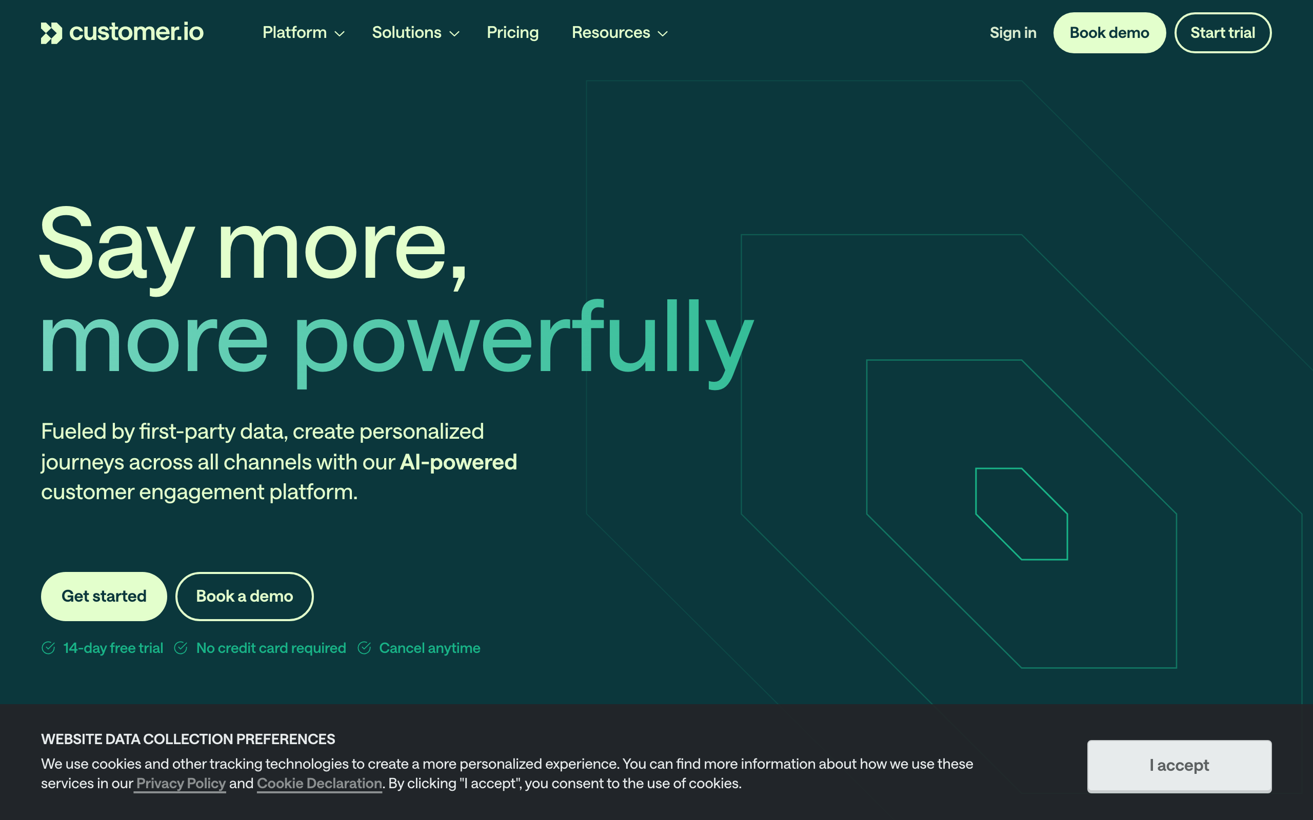 Customer.io screenshot