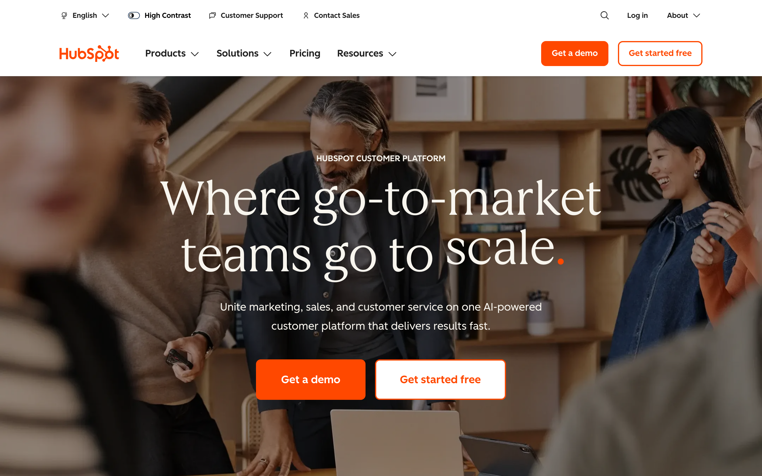 HubSpot screenshot