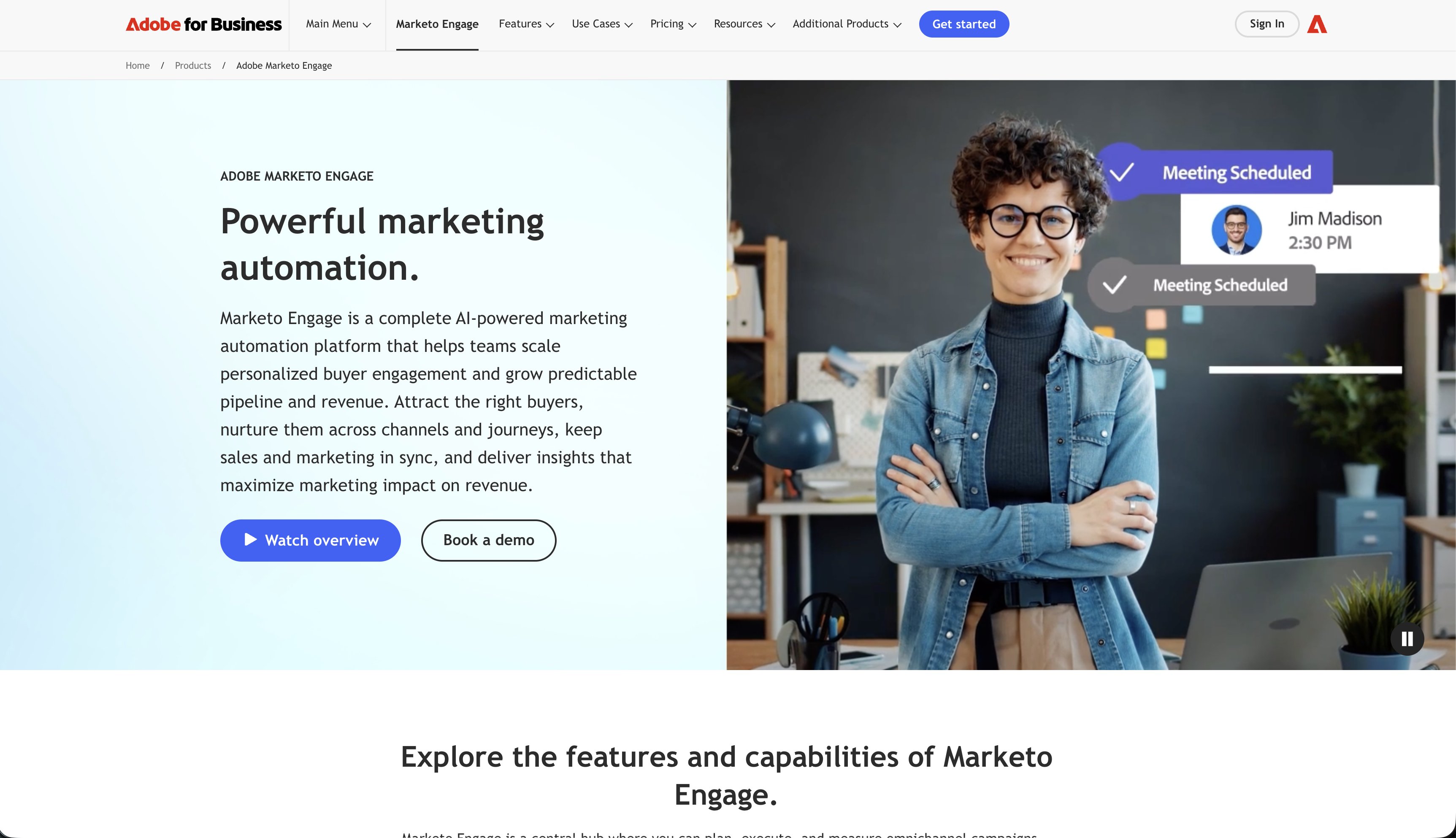 Marketo screenshot